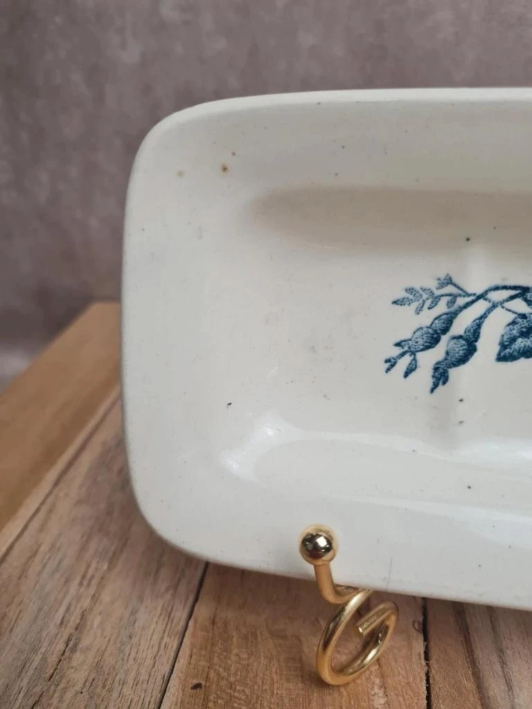 Kleine vintage Longchamp ijzeren tandenborstelhouder of organisator, model Rosa 🍀 – photo 4